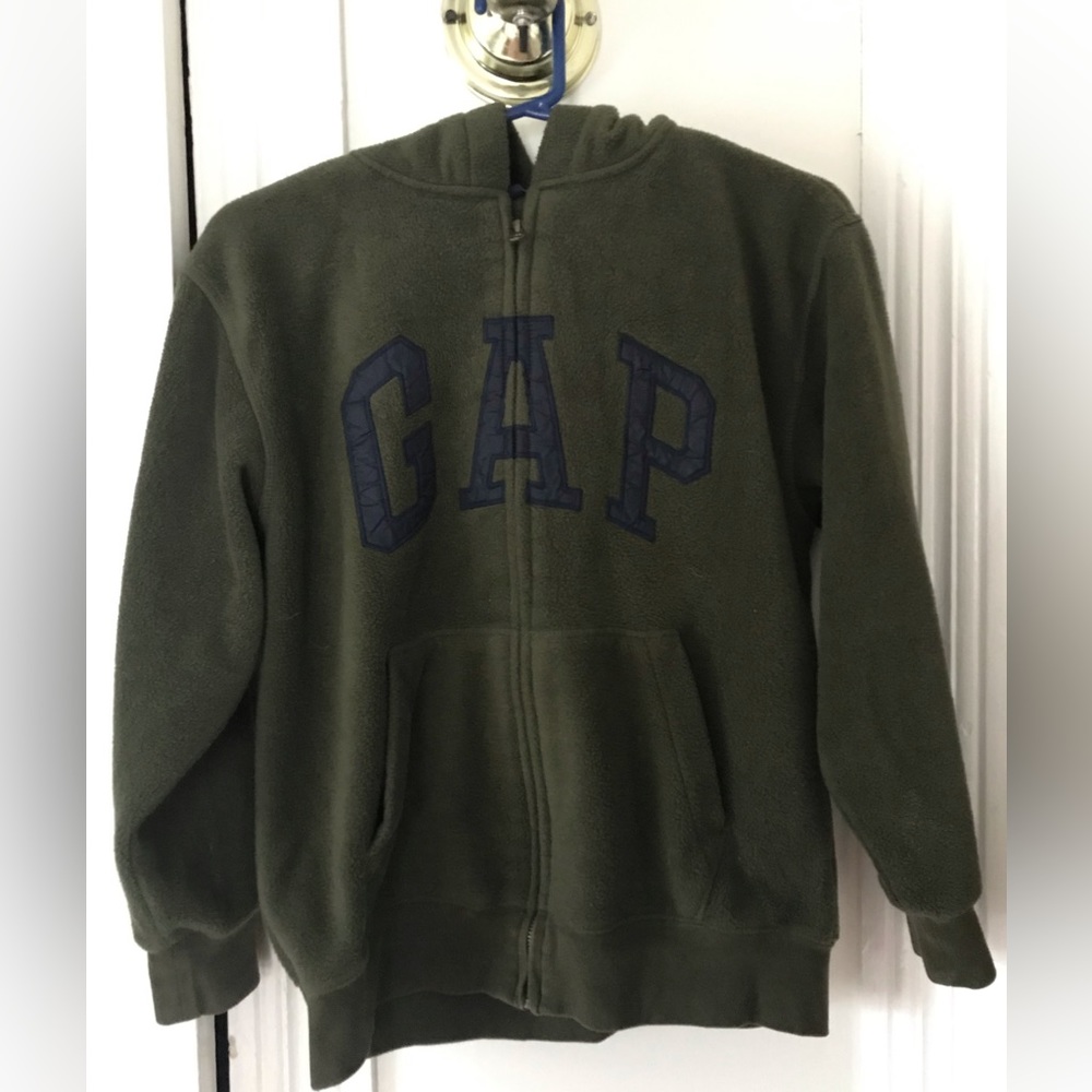 GapKids zip up fleece hoodie